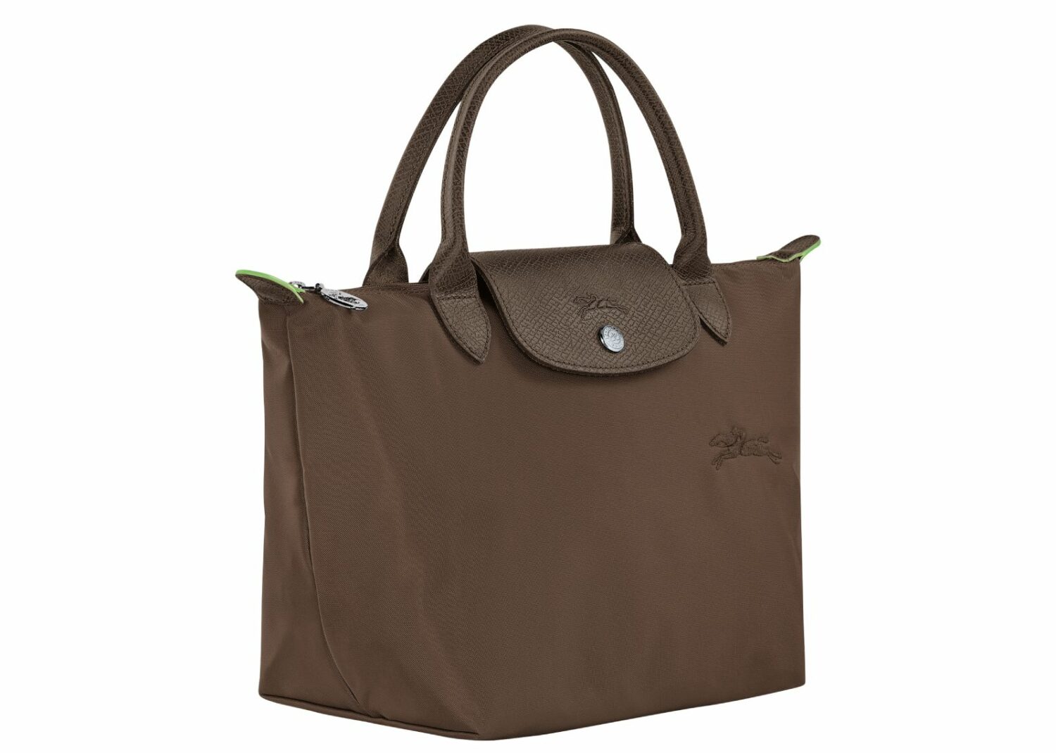 longchamp le pliage green small handbag terra