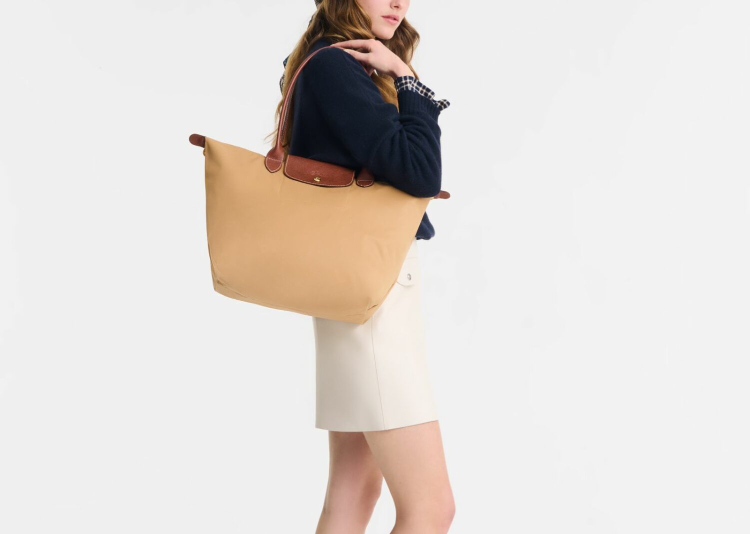 longchamp le pliage original large tote bag fawn