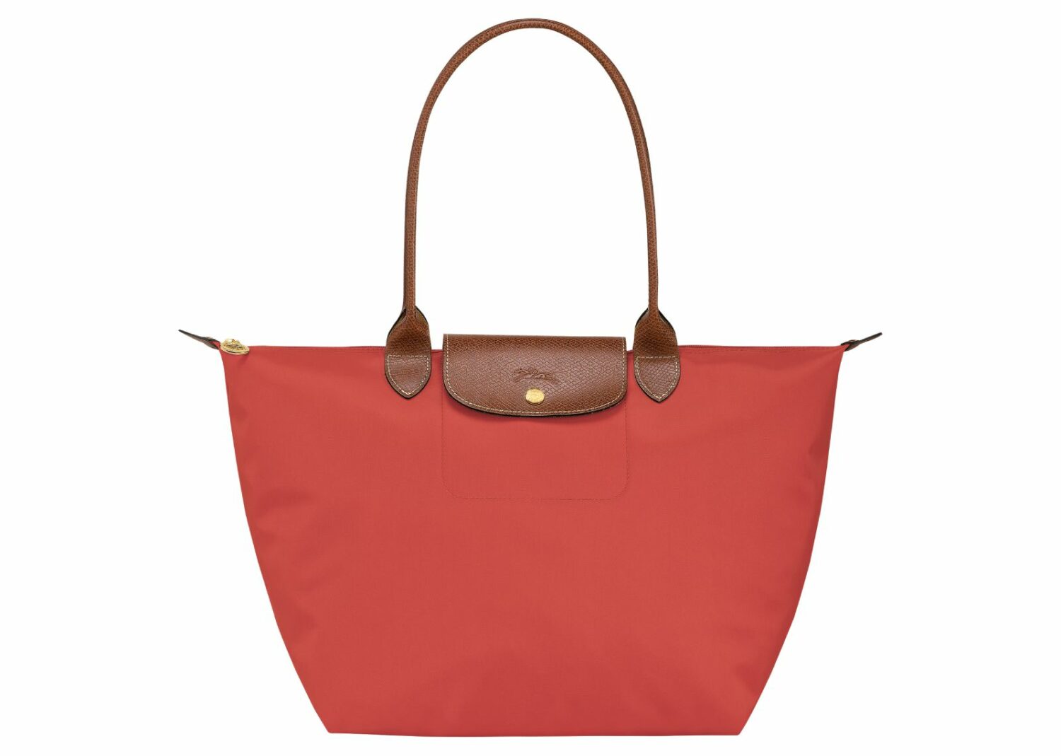 longchamp le pliage original large tote bag tomato