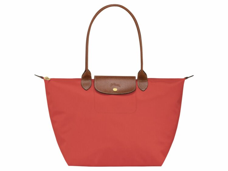 longchamp le pliage original large tote bag tomato