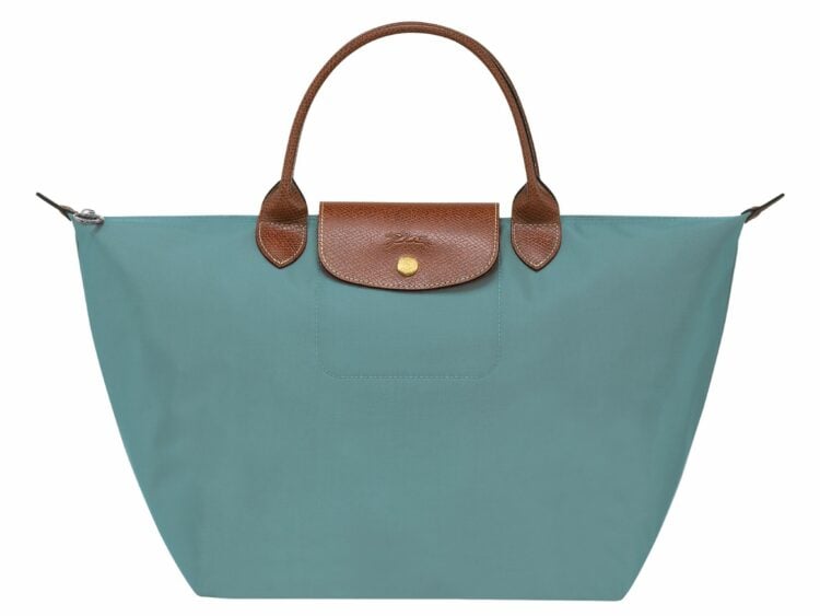 longchamp le pliage original medium handbag eucalyptus