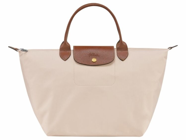 longchamp le pliage original medium handbag paper