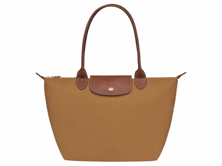 longchamp le pliage original medium tote bag fawn