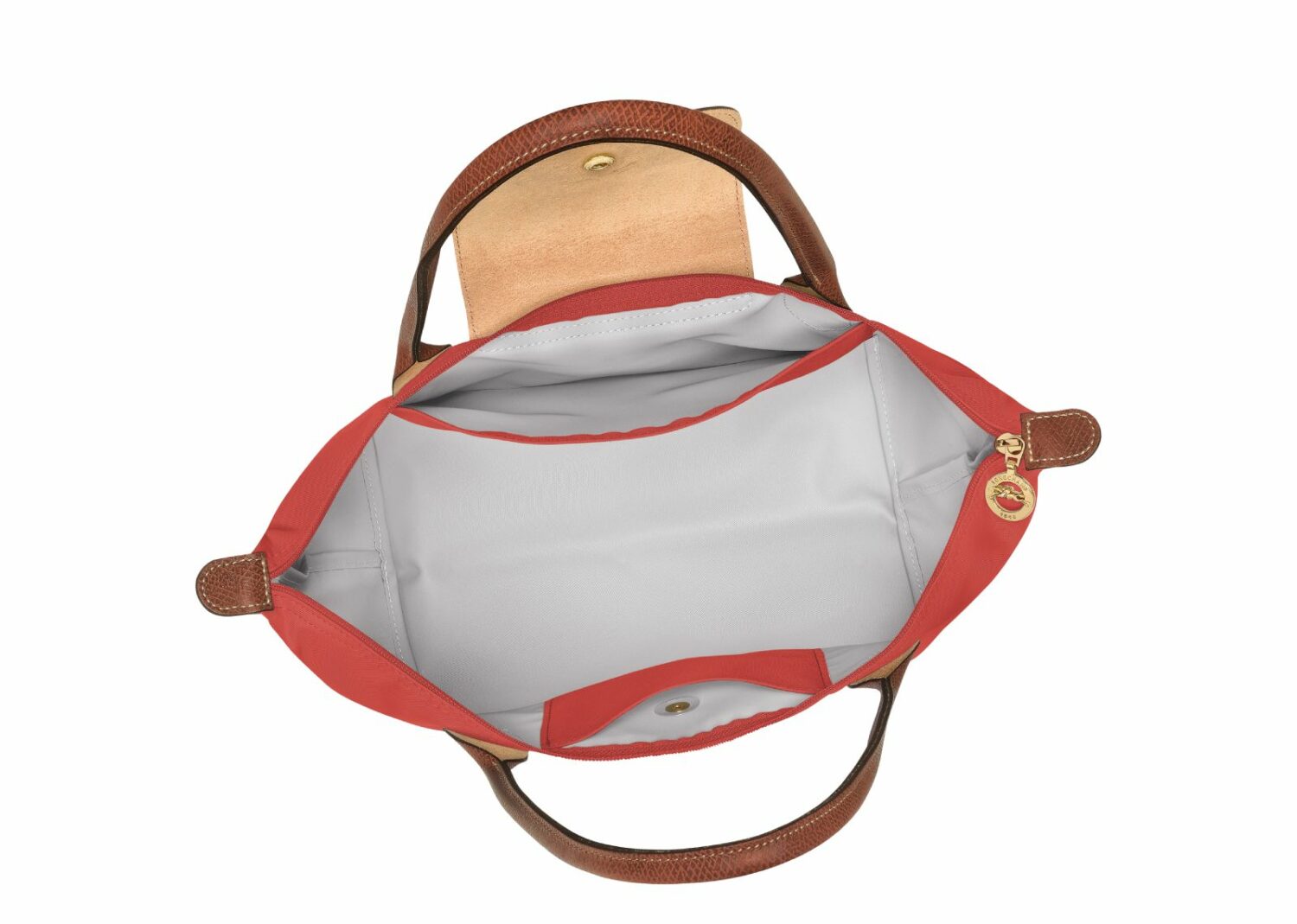 longchamp le pliage original medium tote bag tomato