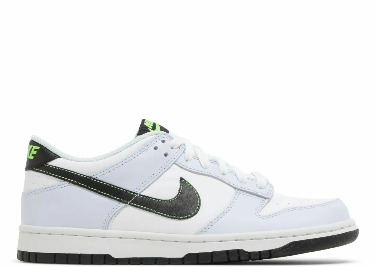 nike dunk low grey green strike (gs)