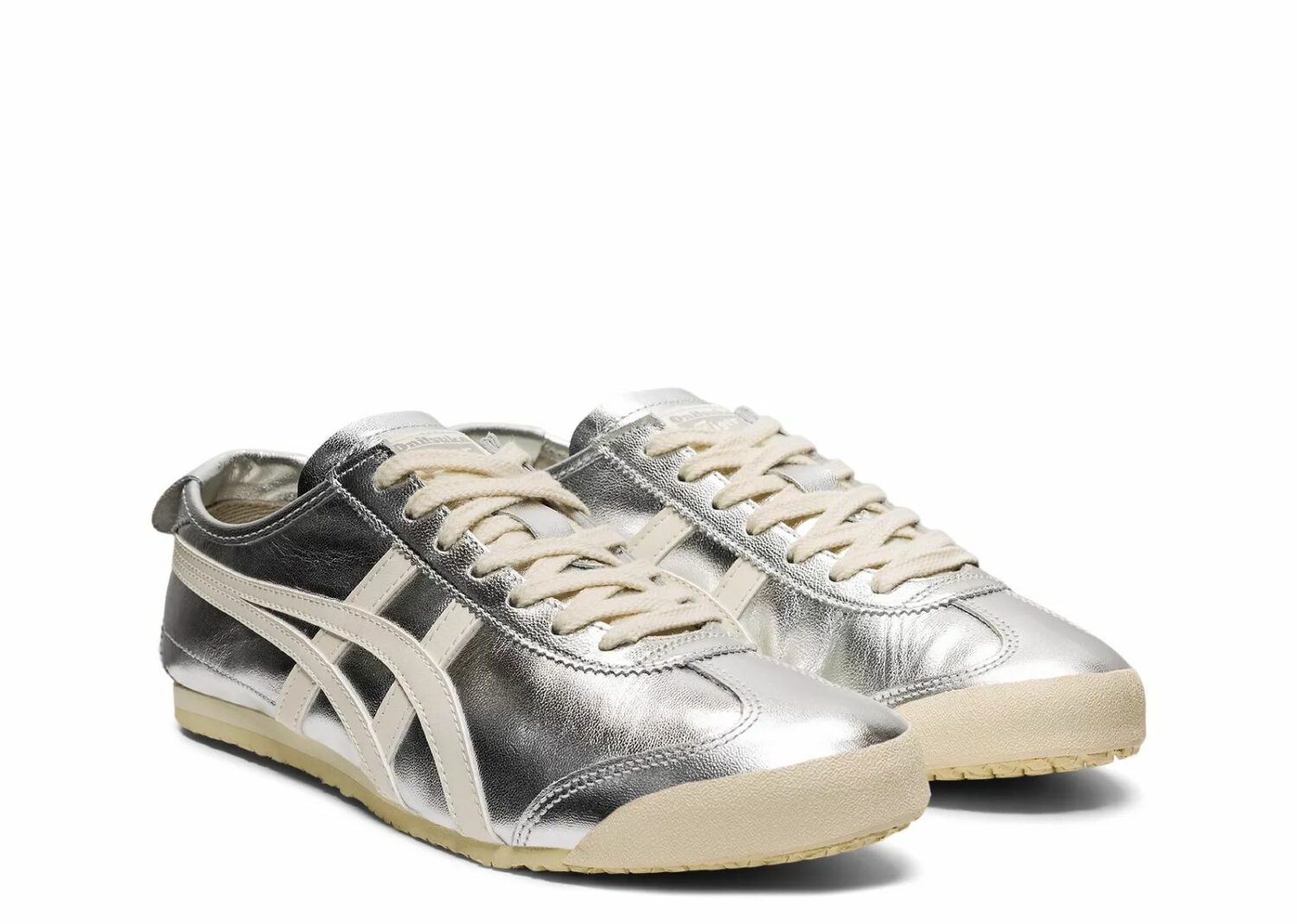 onitsuka tiger mexico 66 silver off white