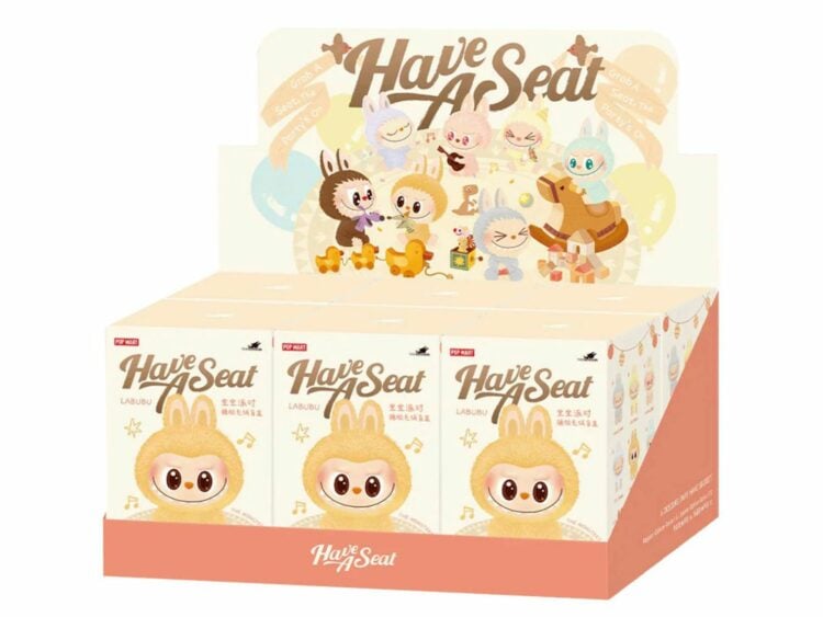 pop mart labubu the monsters have a seat vinyl plush sealed case (6 blind boxes)