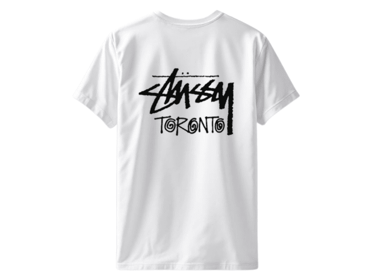 stüssy toronto exclusive tee white