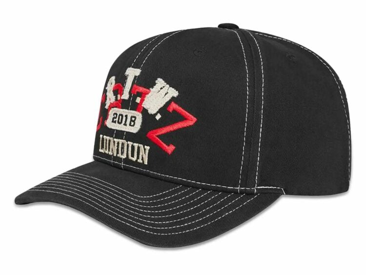 corteiz rtw trevor trucker cap black