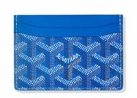 goyard saint sulpice sky blue card holder
