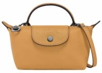 longchamp le pliage xtra xs pouch leather honey
