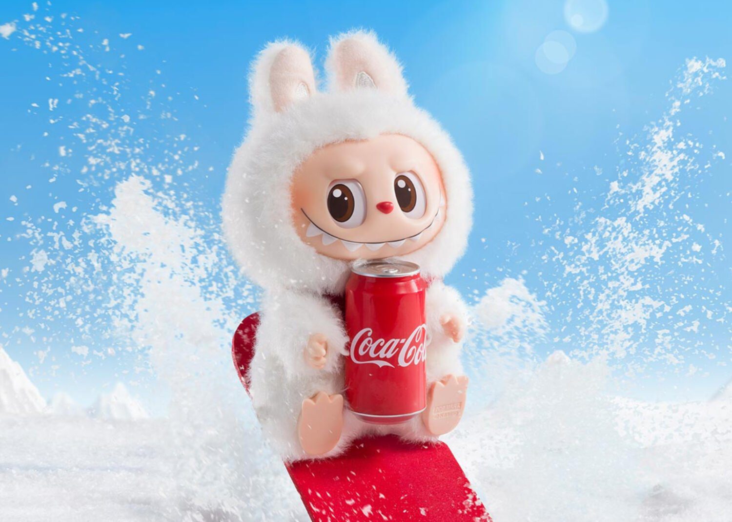 pop mart labubu the monsters coca cola series happy factor vinyl plush figure