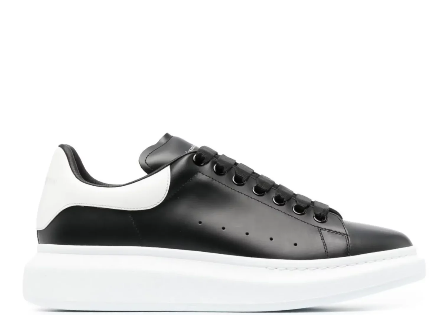 alexander mcqueen oversized black white