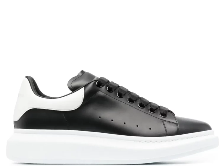alexander mcqueen oversized black white