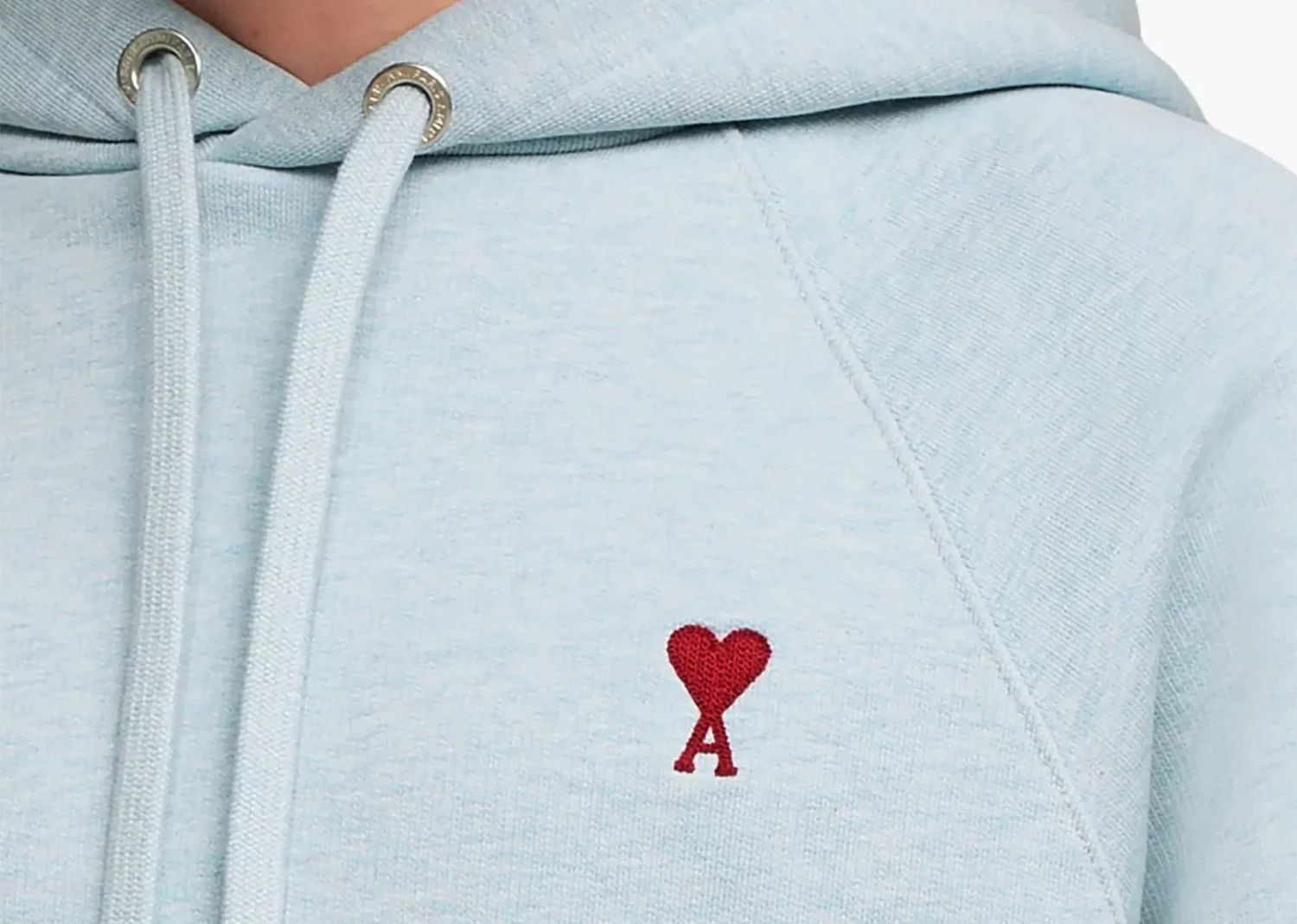 ami paris ami de coeur hoodie light blue4