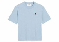 ami paris ami de coeur t shirt light blue