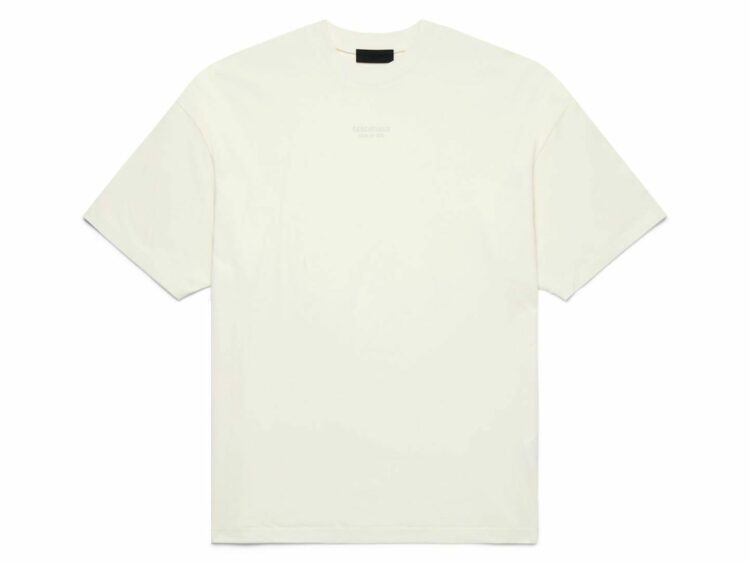 fear of god essentials tee cloud dancer