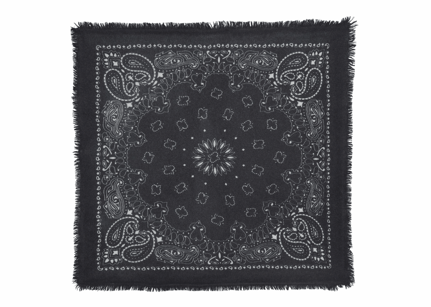 kujten small cashmere bandana hachi black