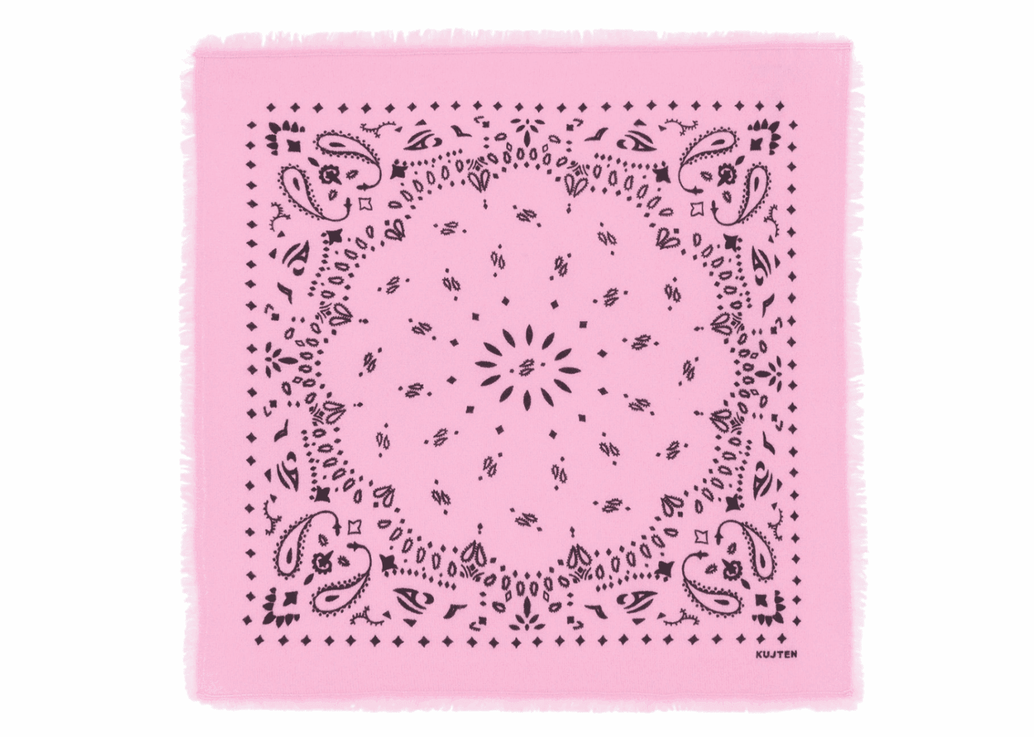 kujten small cashmere bandana hachi bubblegum pink