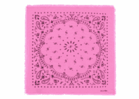 kujten small cashmere bandana hachi lotus pink