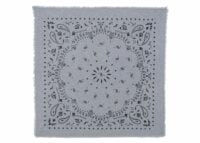 kujten small cashmere bandana hachi marl grey