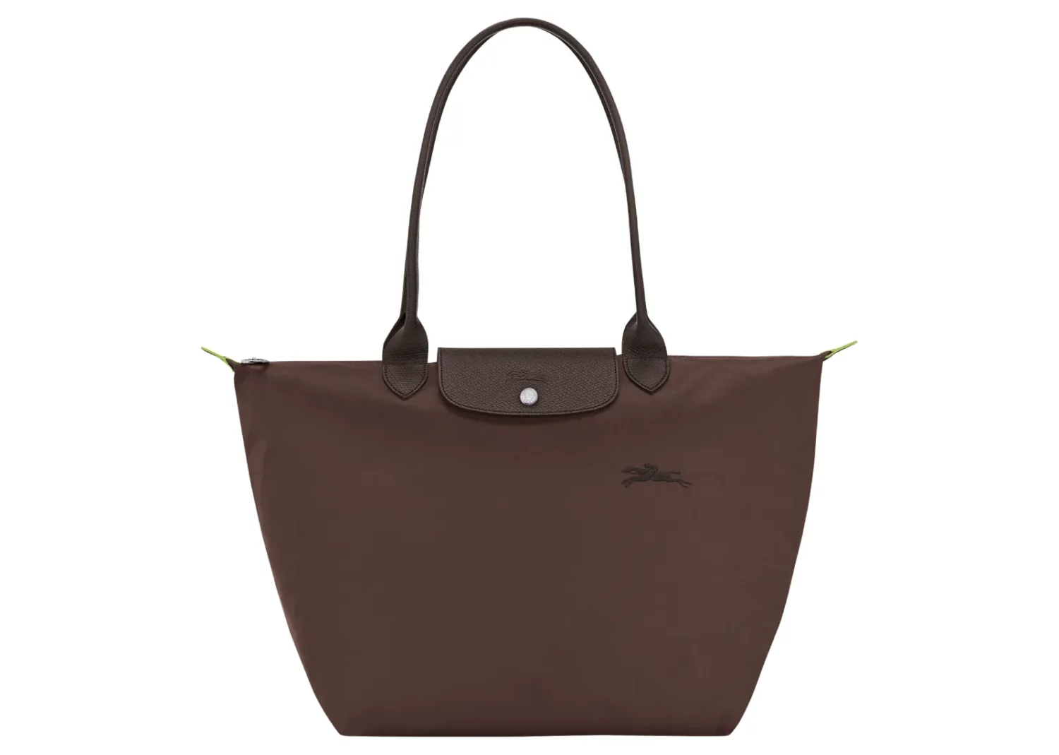 longchamp le pliage green large tote bag mocha