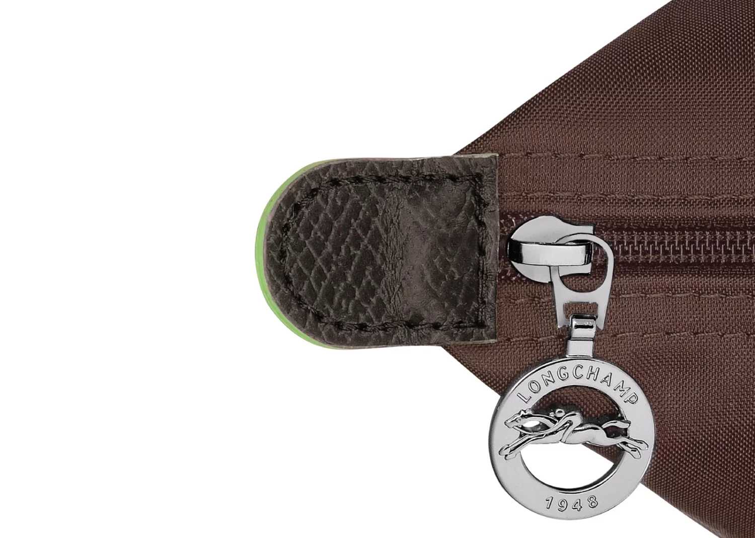 longchamp le pliage green medium tote bag mocha