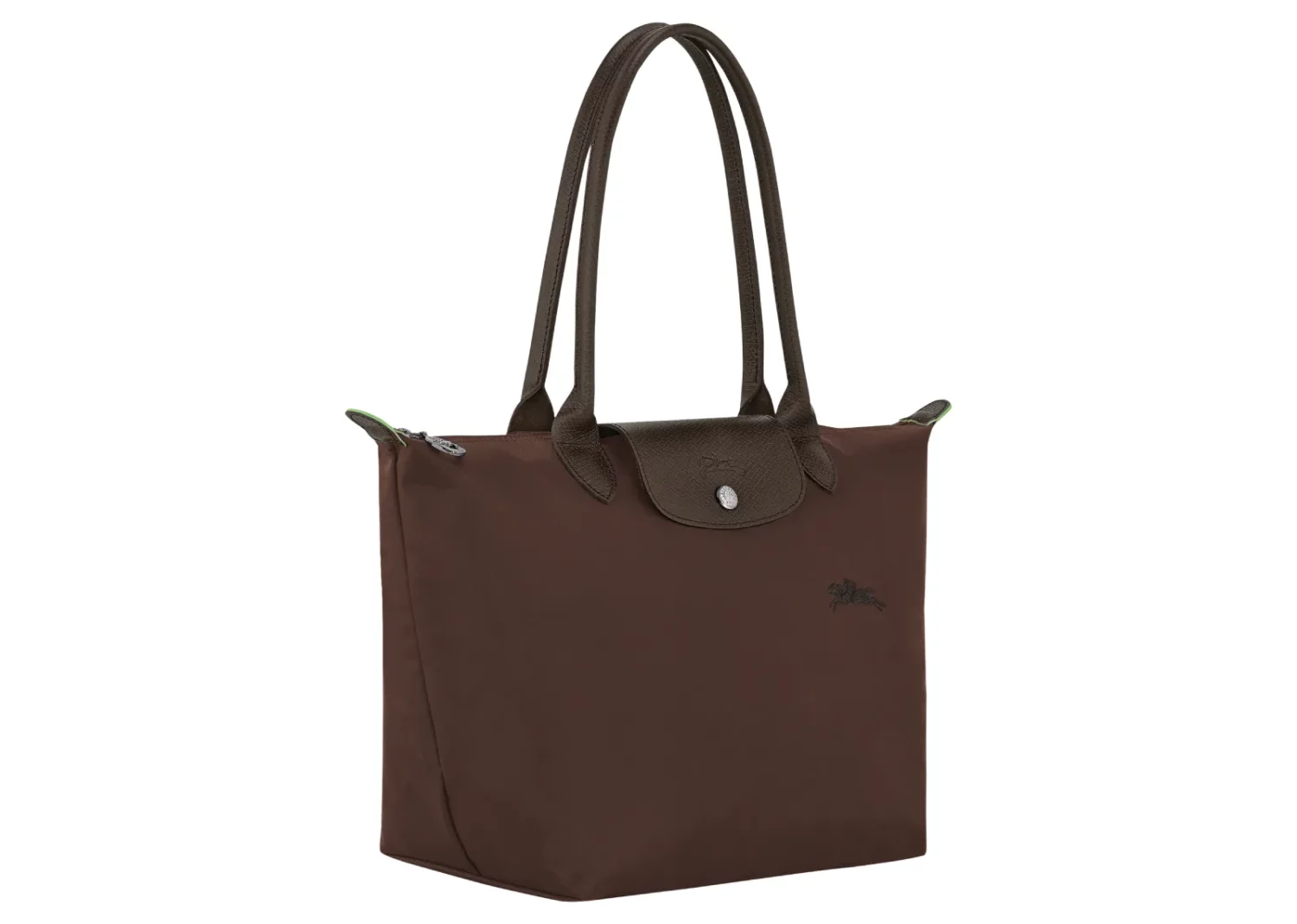 longchamp le pliage green medium tote bag mocha