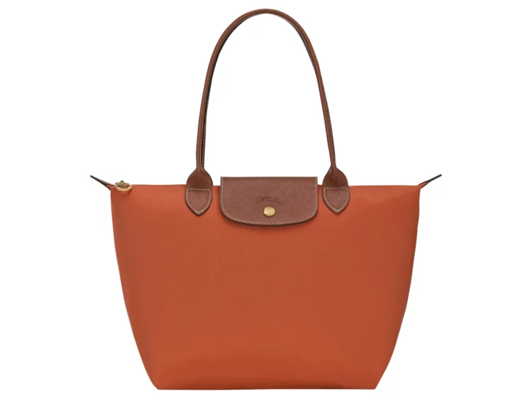 longchamp le pliage original medium tote bag brick