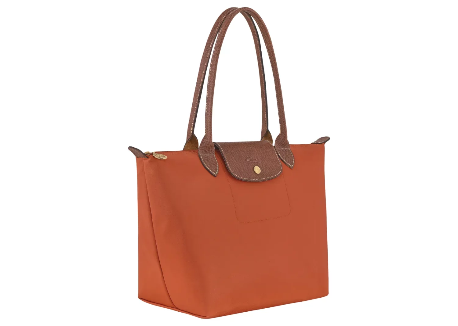 longchamp le pliage original medium tote bag brick