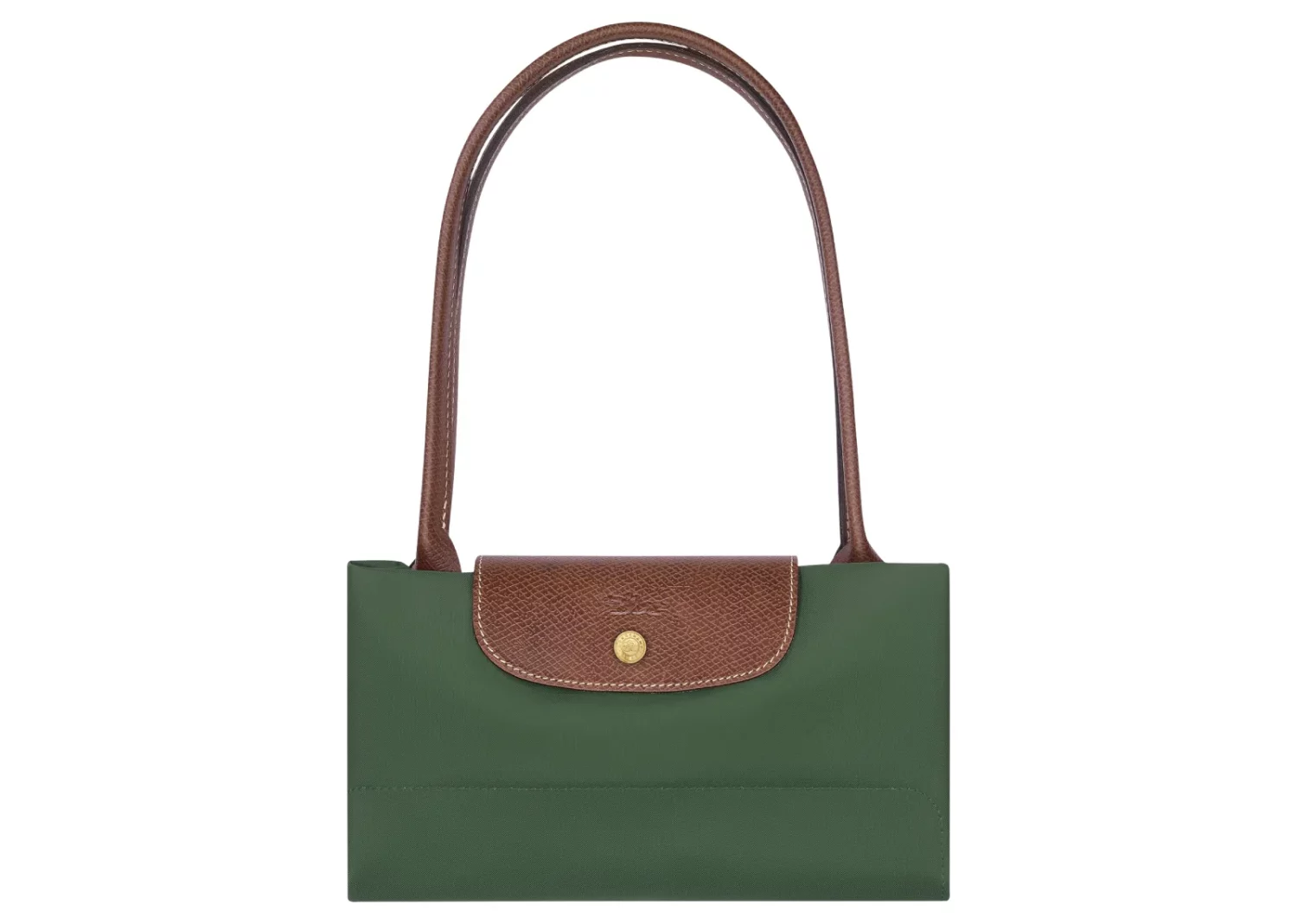 longchamp le pliage original medium tote bag british green