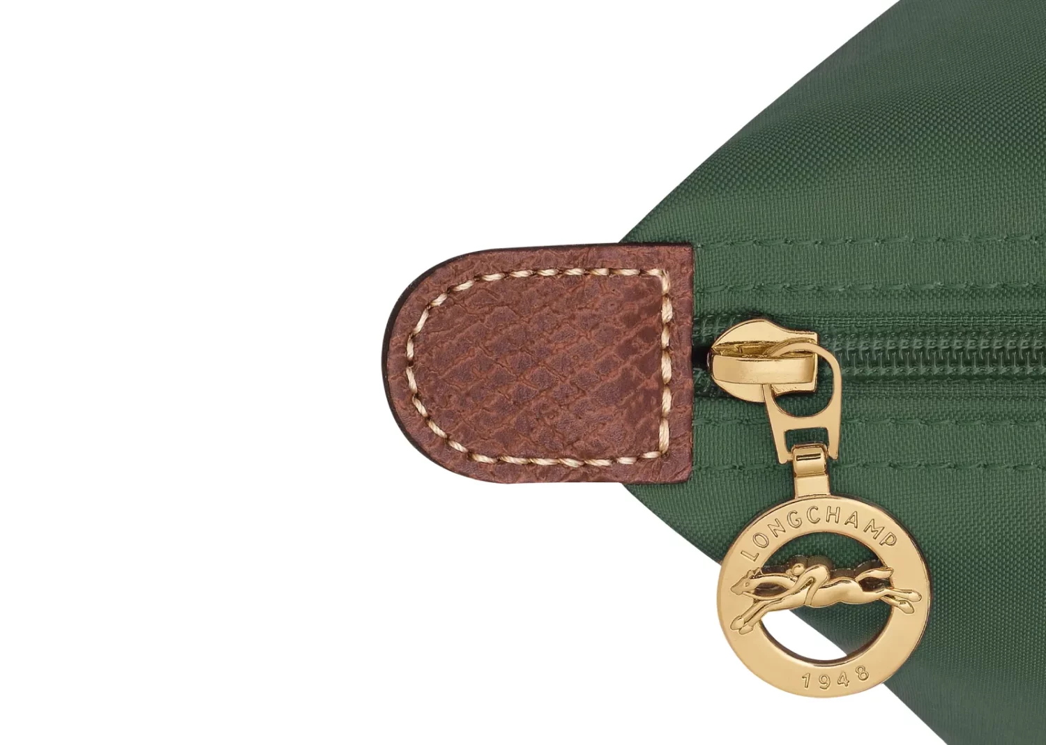 longchamp le pliage original medium tote bag british green