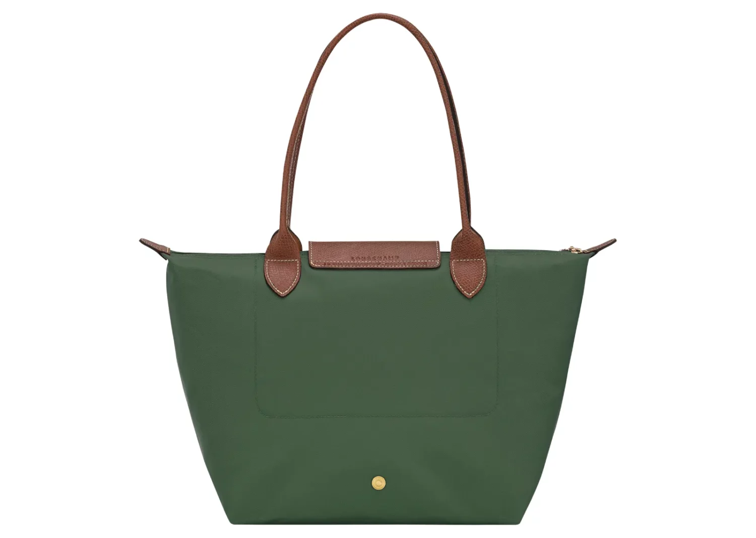 longchamp le pliage original medium tote bag british green