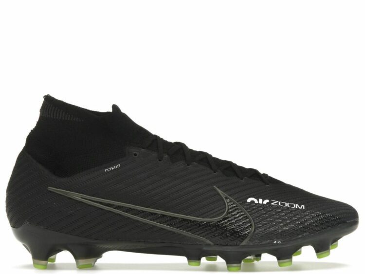 nike zoom mercurial superfly 9 elite ag pro black white volt