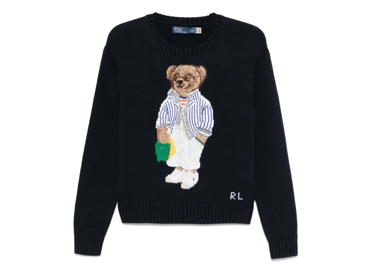 polo ralph lauren polo bear cotton sweater midnight blue