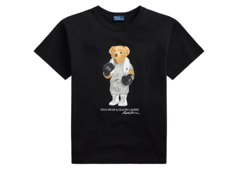 polo ralph lauren polo bear cotton t shirt black