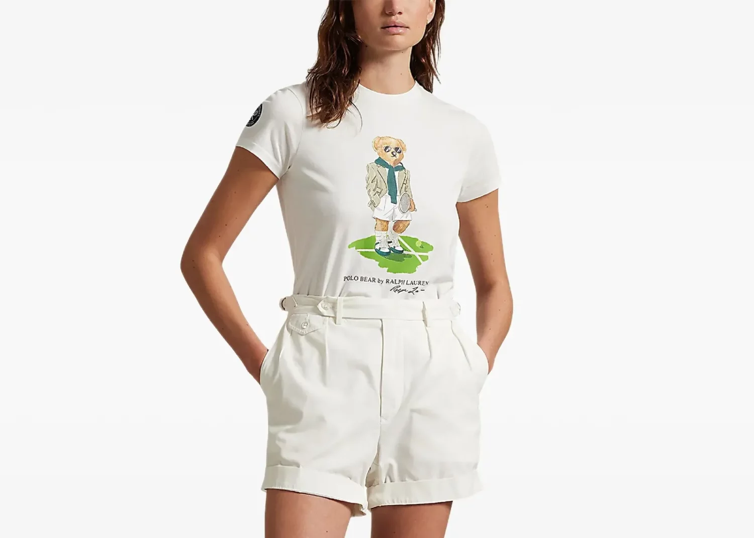 polo ralph lauren x wimbledon polo bear t shirt white2