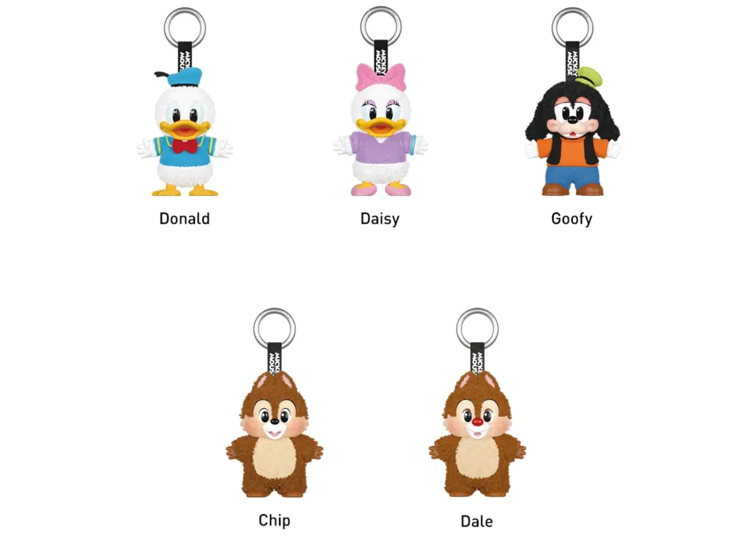 pop mart disney mickey family together series plush keychain sealed case (8 blind box)