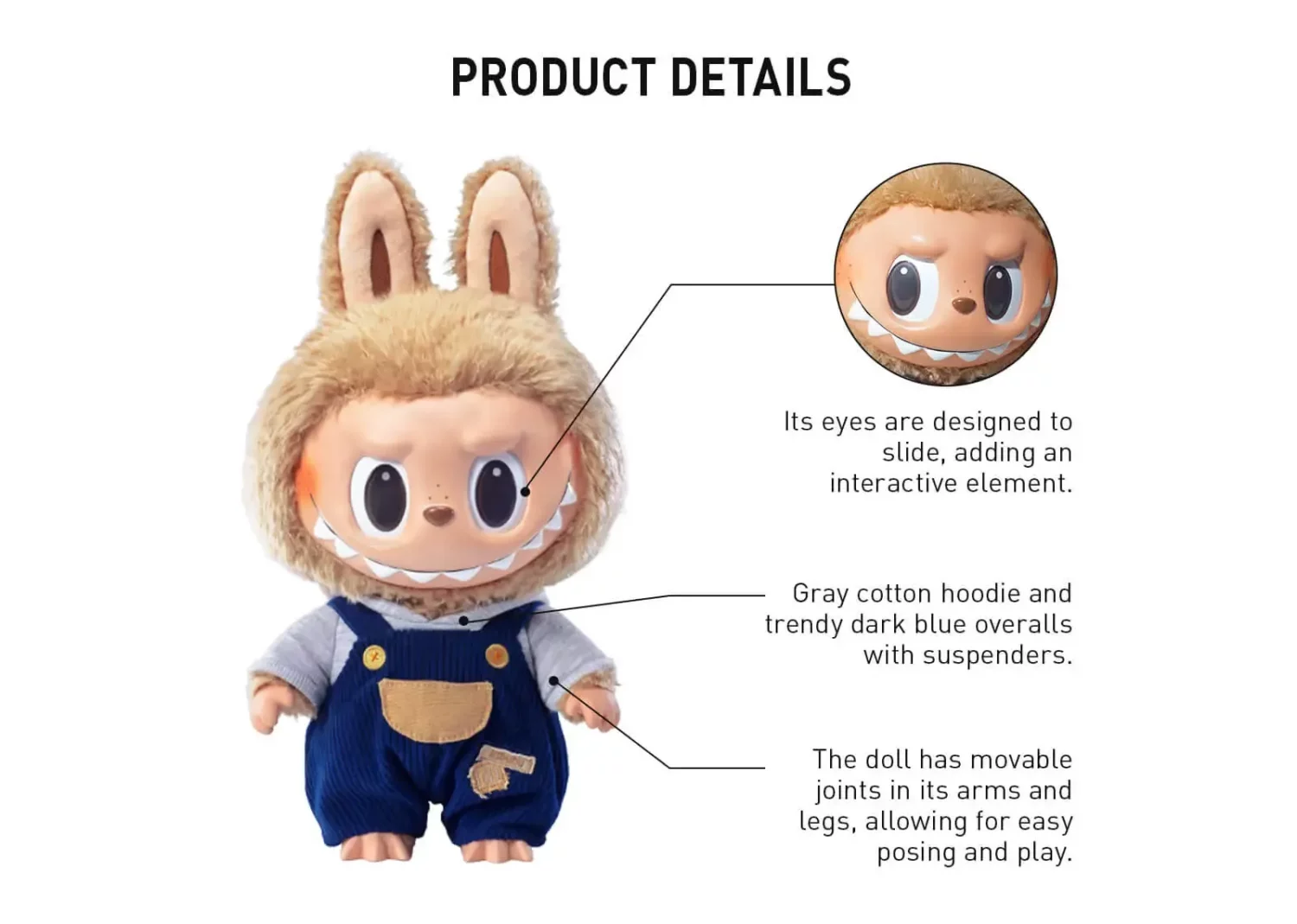 pop mart labubu time to chill vinyl plush doll