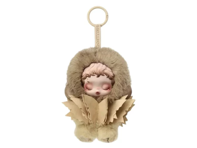 pop mart limpressionnisme skullpanda series teakwood plush doll
