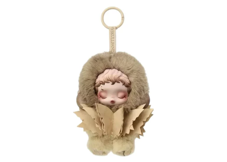pop mart limpressionnisme skullpanda series teakwood plush doll