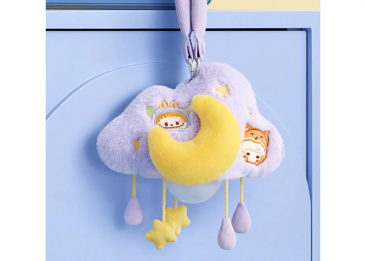pop mart pop bean pajama party plush cloud night light