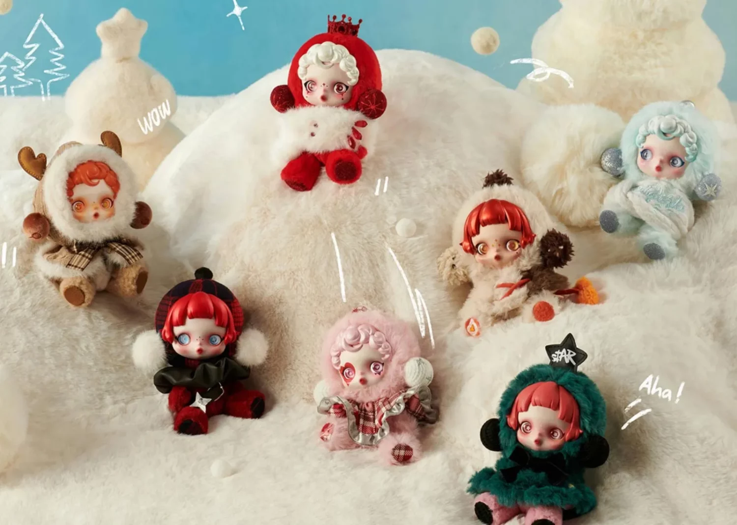pop mart skullpanda winter symphony series single blind box
