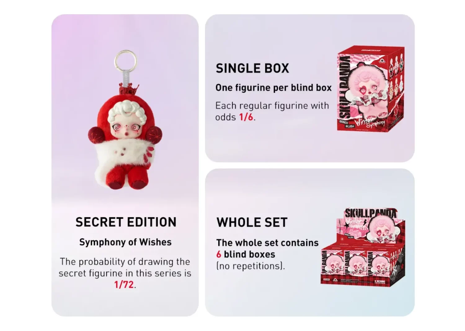 pop mart skullpanda winter symphony series single blind box