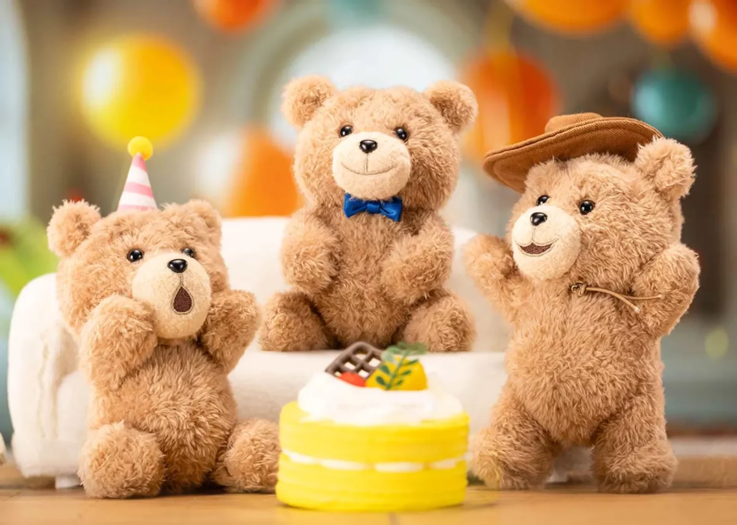 pop mart ted2 teddy bear action plush pendant series single blind box