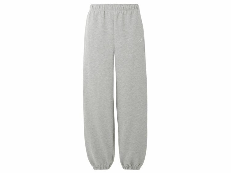 alo yoga accolade track pants gray