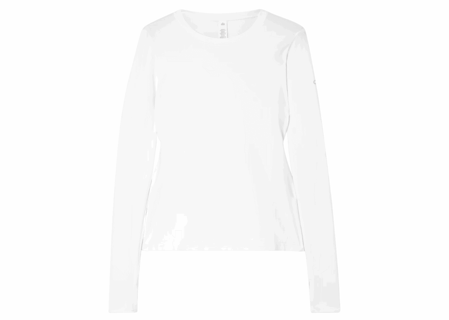 alo yoga alosoft finesse long sleeve white