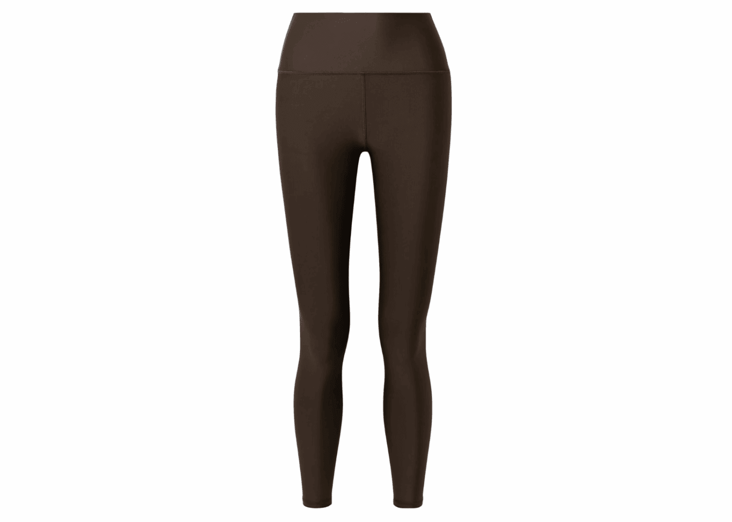 alo yoga cropped airlift leggings brown