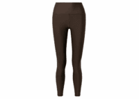 alo yoga cropped airlift leggings brown