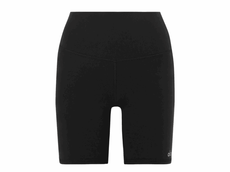 alo yoga high waist biker short black